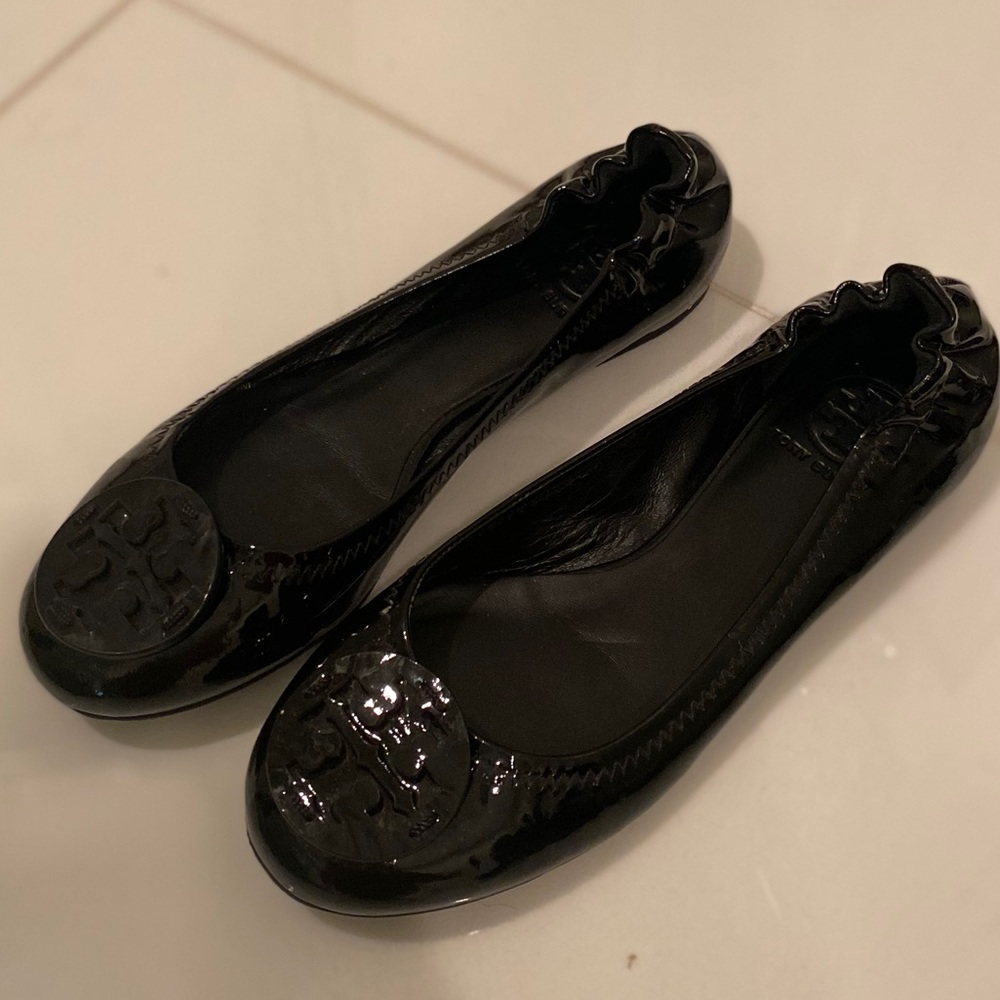 Tory Burch Patent Leather Reva flats